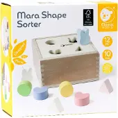 Lobbes Wooden Shape Sorter Mara 10pcs.