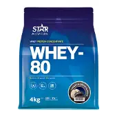 Star Nutrition Whey-80 Heraproteiini 4 kg