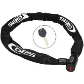 Ges 6 Mm Chain Lock Musta 100 cm