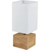 REALITY IMPORT Leuchten Pöytävalaisin Woody, Vaalea puu, Olohuone/ruokailutila, Puu