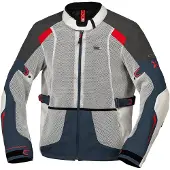 IXS Tourster-Bigair 1.0 Tekstiilitakki Harmaa/Sininen/Punainen Miehet, size 3XL