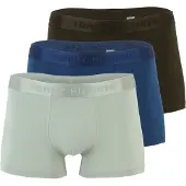 Tommy Hilfiger Underwear Bokserishortsit tummansininen / oliivi / vaaleanvihreä