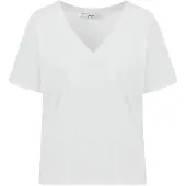 Coster Copenhagen Cc Heart Basic Regular V-Neck T-Shi - White - M
