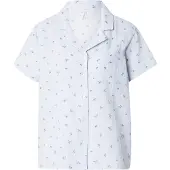Hunkemoller Pyjamapaita kuninkaallisen sininen / vaaleansininen / oliivi