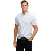 Superdry Preppy Oxford S/S Shirt - Blue - XXL