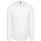BOSS for man. 50567579 Relegant 6 shirt white (XXL), Casual, Linen, Classic, Long sleeve
