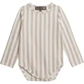 Hanevild Striped Romper - Cream - 74