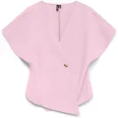 Vero Moda Vmsmilla Sonja Ss V-Neck Top Exp - Pink - M