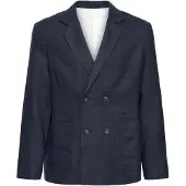 Casual Friday Cfedlund 0272 Linen Blazer - Navy - 50
