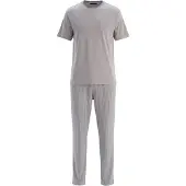 Dagi Pitkä pyjama harmaa / vaaleanharmaa