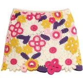Desigual Hame tummankeltainen / tummanvioletti / tumma pinkki / villanvalkoinen