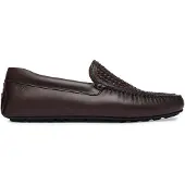 BOSS for man. 50563133 Noel brown leather loafers (43), Flat, None, Casual