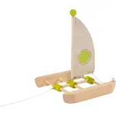 Goki Wooden Catamaran Construction Kit 11 pieces.