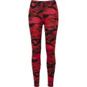 Urban Classics Leggingsit punainen / karmiininpunaine / melooni / musta