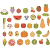 Bigjigs Wooden Magnets Fruit and Vegetables 35 pcs
