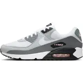 Nike Matalavartiset tennarit 'AIR MAX 90' harmaa / tummanharmaa / musta / valkoinen