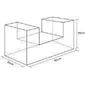 Softee Seat Straight 30x60x30cm Pehmustettu Hahmo