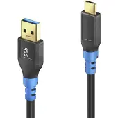 PureLink | FlexInstall | USB-C - USB-A | 3.2 Gen 1 | 1m | Musta