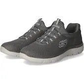SKECHERS Matalavartiset tennarit 'Summits' harmaa / vaaleanharmaa