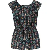 Name it Nkfvinaya Ss Playsuit Fffff Noos - Black - 134
