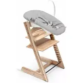 Stokke Tripp Trapp syöttötuoli ja Newborn Set -istuin Wild Wood