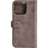 Essentials Iphone 13 pro leather wallet, detachable, grey