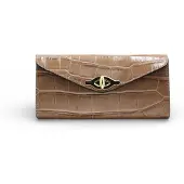 Cheval Firenze Kukkaro 'MARLON CROC' taupe