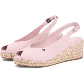 Tommy Hilfiger Mid Wedge Espad Slingback Speck - Pink - 39