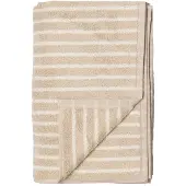 Scandi Living Drift kylpypyyhe 100x150 cm Beige valkoinen