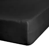 Eurofirany Joustolakana Jersey3 musta 160x200 cm 100 % puuvillaa