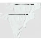 ICANIWILL Everyday Seamless Thong 2-pack White