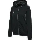 Hummel Urheilullinen collegetakki 'AUTHENTIC' harmaa / valkoinen