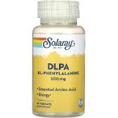 Solaray Dlpa Dl-fenyylialaniini 500mg 60 Yksiköt