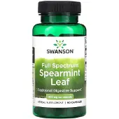 Swanson Health Täysspektrumi Piparminttuöljykapseli, 400 mg - 60 kapselia