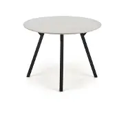 Halmar Nenurodyta_V Table, black/grey, 100 cm x 100 cm x 74 cm