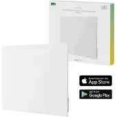 Hombli - Smart IR Glass Heatpanel 400W, White