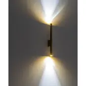Nowodvorski Lighting Laser seinävalaisin 2xG9 40cm kulta