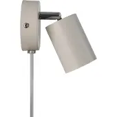 Nordlux Explore | Wall Light - Grey - Ø 8 cm