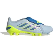 Adidas Predator League Fold-over Tongue Fg Ice Cold Precision - Crystal Sky/ray Blue/keltainen Lapset - Nurmi (Fg), koko 36