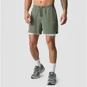 ICANIWILL Stride 2-in-1 Shorts Sea Green