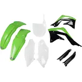 Ufo Kawasaki Kxf 450 2012-2012 Kakit217f-999 Fork Protectors & Muovisarja