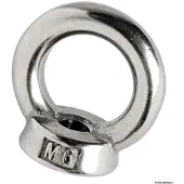 Osculati Ruostumaton Teräs M10x62 Mm Ulkokierre Silmukkapultti 10 Yksiköt