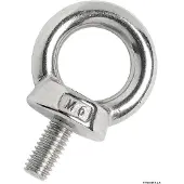 Osculati Ruostumaton Teräs M16x90 Mm Ulkokierre Silmukkaruuvilla 10 Yksiköt