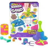 Kinetic Sand Rantasetti - Litsitä ja luo - 382 grammaa - - OneSize - Kineettiset hiekat