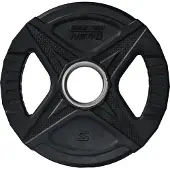 Master Fitness Nero Rubber Plate