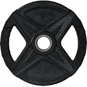 Master Fitness Nero Rubber Plate