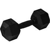Master Fitness Nero Rubber Coated Hex