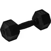 Master Fitness Nero Rubber Coated Hex