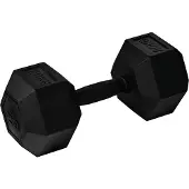Master Fitness Nero Rubber Coated Hex