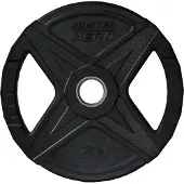 Master Fitness Nero Rubber Plate